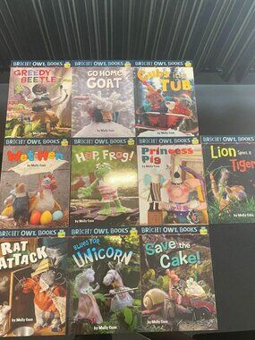 Bright Owls Book Lot – 10 Books – Molly Coxe